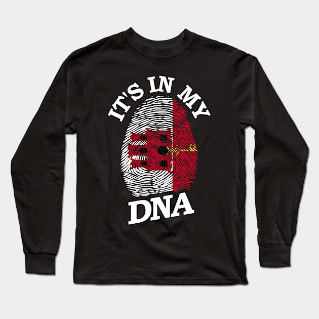 It's in My Dna Gibraltar Long Sleeve T-Shirt by BramCrye